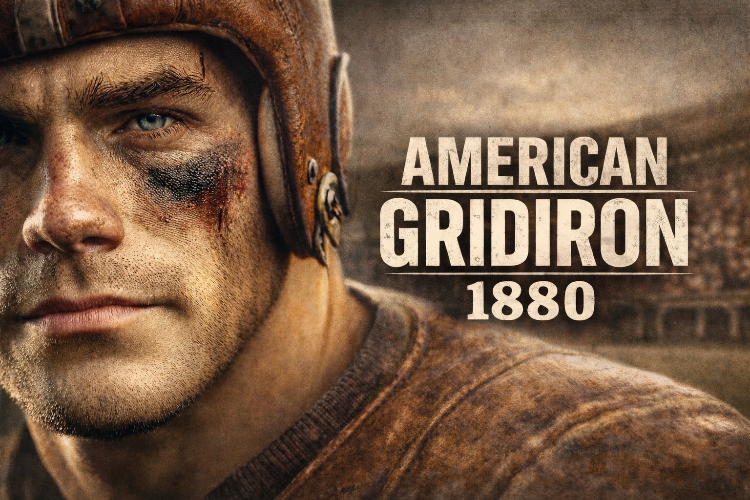 American Gridiron 1880 vintage football player